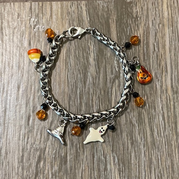 Jewelry - Halloween Chunky Silver Bracelet